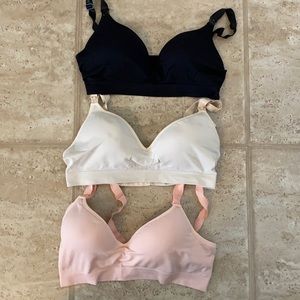 3 size S nursing bras.